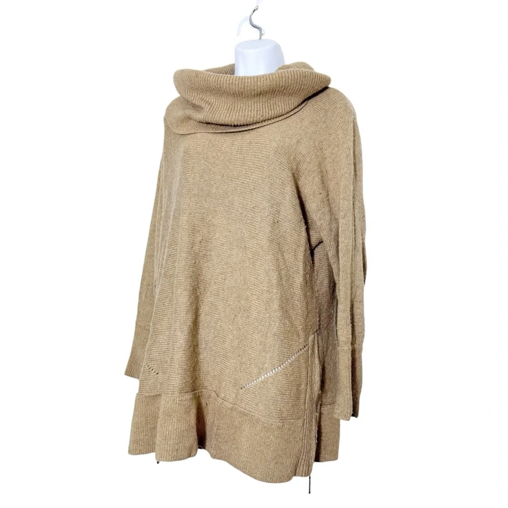 Soft Surroundings Cowl Neck Wool and‎ Cashmere Blend Sweater size S/M